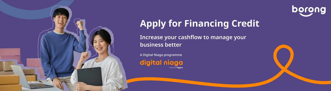 Apply for Financing Credit. Increase your cashflow to manage your business better