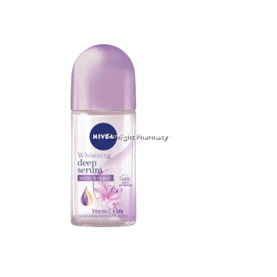 NIVEA WOMEN ROLL ON WHITENING DEEP SERUM WHITE & REPAIR 50ML x 24