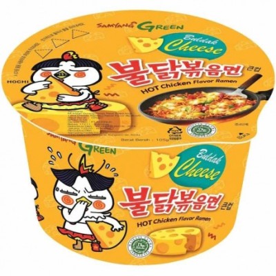 SAMYANG HOT CHICKEN RAMEN  CHEESE 105G X 16 X 16