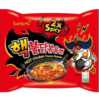 SAMYANG HOT CHICKEN RAMEN 2X SPICY 140G X 5 X 8