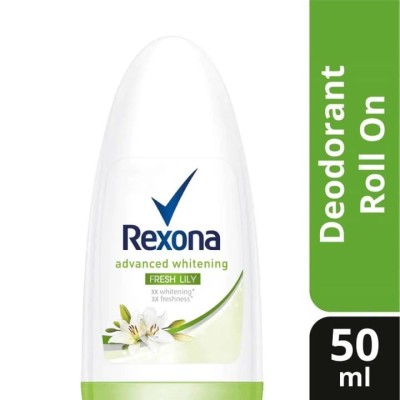 REXONA WOMEN ROLL ON WHITENING LILY FRESH 50ML x 24