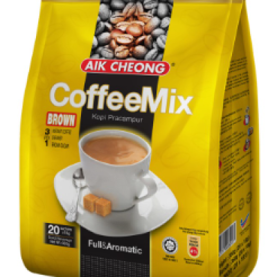 AIK CHEONG 3IN1 COFFEEMIX BROWN SUGAR 20S X 18G (450G) x 24