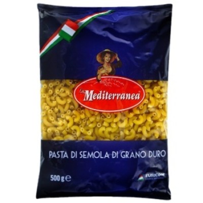 LA MEDITERRANEA CHIFFERI RIGATI (MACARONI) 500g x 24