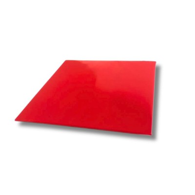 10" Square Red Cake Board [2.7MM thick]