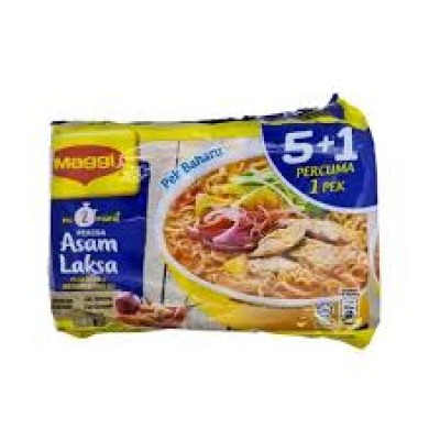 MAGGI 2-MINN TOM YAM - ASAM LAKSA 5+1 X 80G x 12 (OFFER)