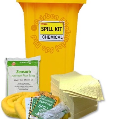 SKH240 - 200 Litres Hazardous Chemical Spill Kit Bin