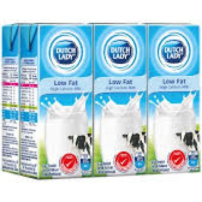 DUTCH LADY LOW FAT MILK 200ML 6 x 4