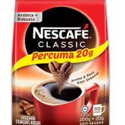 NESCAFE CLASSIC REFILL 220G x 24