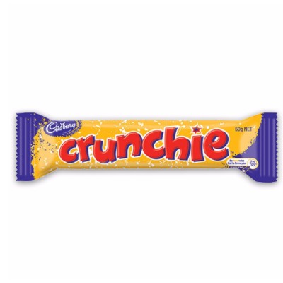 CADBURY Crunchie Milk Chocolate 50g (252 Units Per Carton)