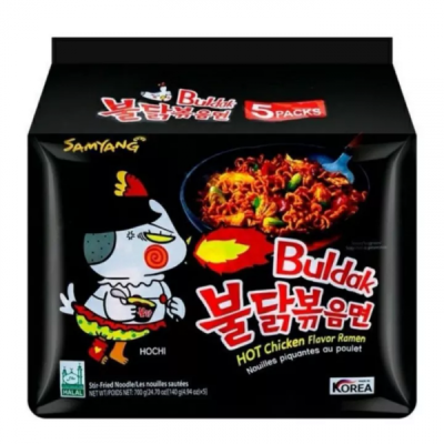 SAMYANG HOT CHICKEN RAMEN ORIGINAL 140G X 5 X 8