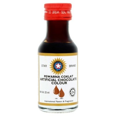 STAR BRAND Food Coloring- Chocolate 25ml (144 Units Per Carton) [KLANG VALLEY ONLY]