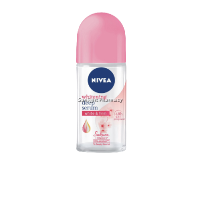NIVEA WOMEN ROLL ON WHITENING DEEP SERUM WHITE & FIRM 50ML x 24