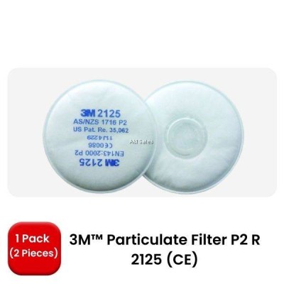 3M 2125 (CE) P2R PARTICULATE FILTER (2 PIECES per PACKET)