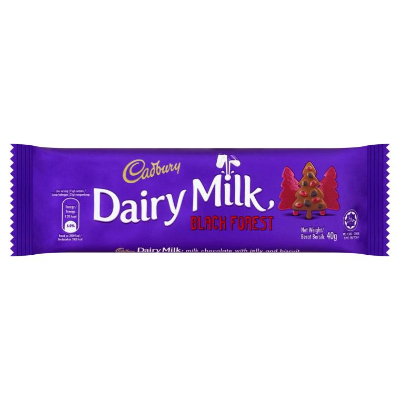Cadbury Dairy Milk Black Forest 32 g (288 Units Per Carton)