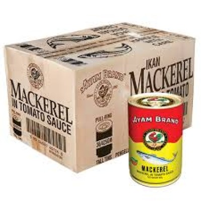 AYAM BRAND MACKEREL (TALL TIN) 425GM X 36
