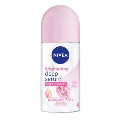 NIVEA WOMEN ROLL ON WHITENING DEEP SERUM WHITE & SMOOTH 50ML x 24
