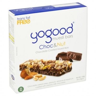 YOGOOD Choc&Nut Muesli Bar Pack (6 x 23gm) x 10
