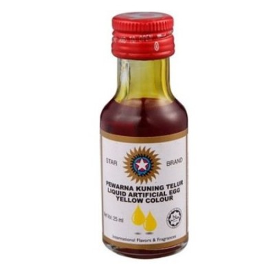 STAR BRAND Food Coloring- Egg Yellow 25ml (12 Units Per Carton) [KLANG VALLEY ONLY]