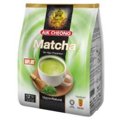 AIK CHEONG MATCHA 12s X 25GM x 24