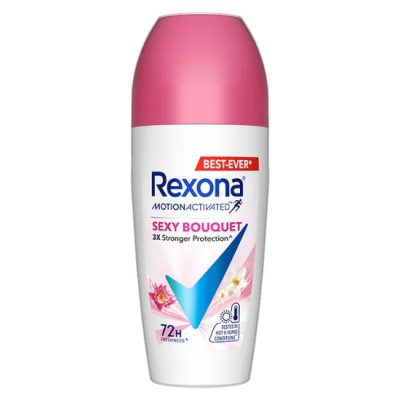 REXONA WOMEN ROLL ON SEXY BOUQUET 50ML x 24