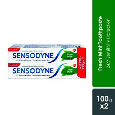 SENSODYNE FRESH MINT 2 X 100G x 36