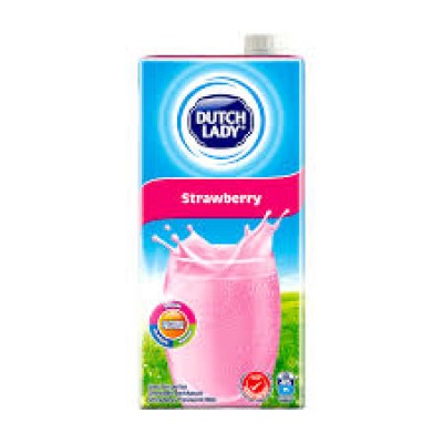 DUTCH LADY STRAWBERRY MILK 1LIT x 12